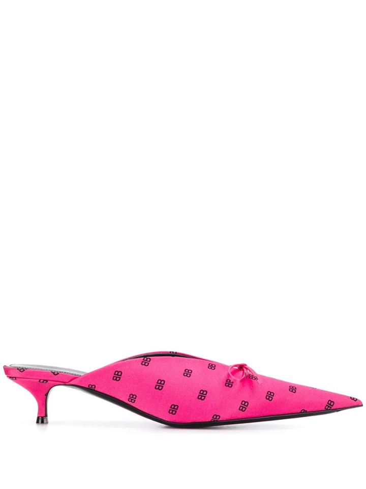 Balenciaga Knife Mules - Pink