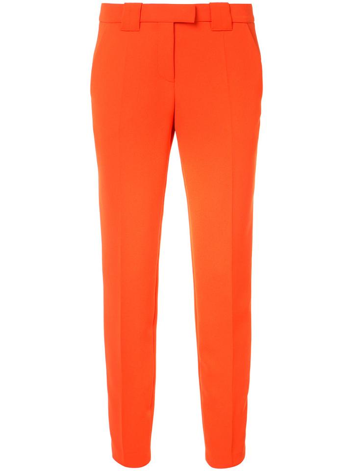 Barbara Bui - Fitted Tailored Trousers - Women - Polyester - 4, Red, Polyester