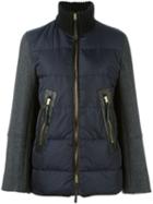 Marni Padded Jacket, Women's, Size: 36, Blue, Feather Down/lamb Skin/nylon/virgin Wool