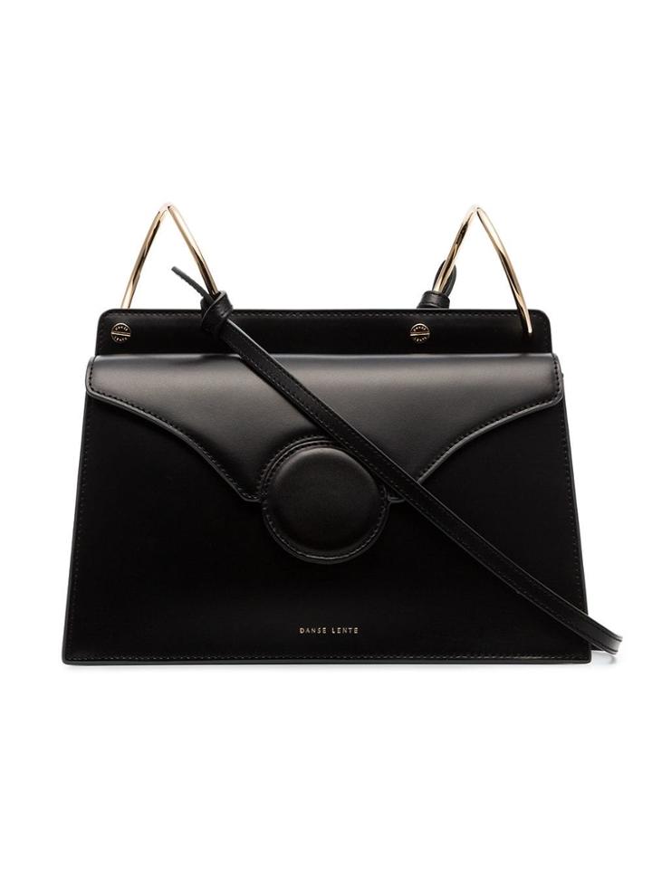 Danse Lente Black Phoebe Leather Cross Body Bag