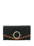 See By Chloé Aura Two-tone Wallet - Black