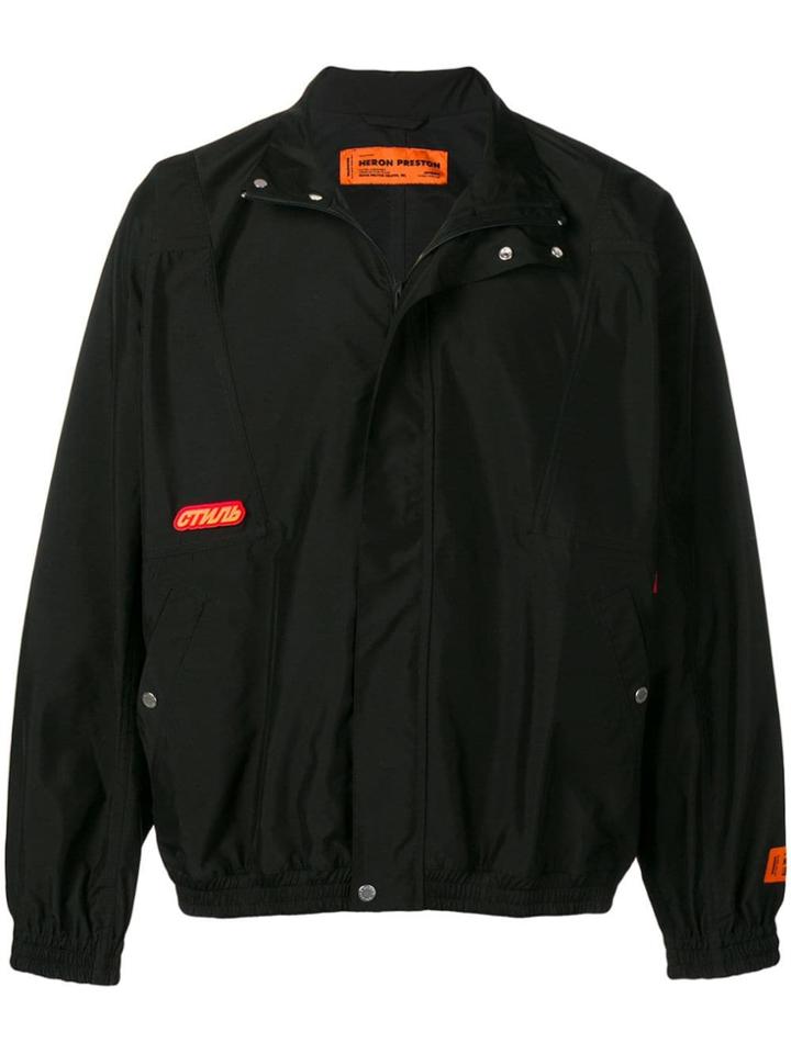 Heron Preston Concealed Zip Jacket - Black