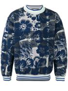 Vivienne Westwood Man Floral Print Sweatshirt - Blue