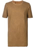 Boris Bidjan Oversized T-shirt - Brown