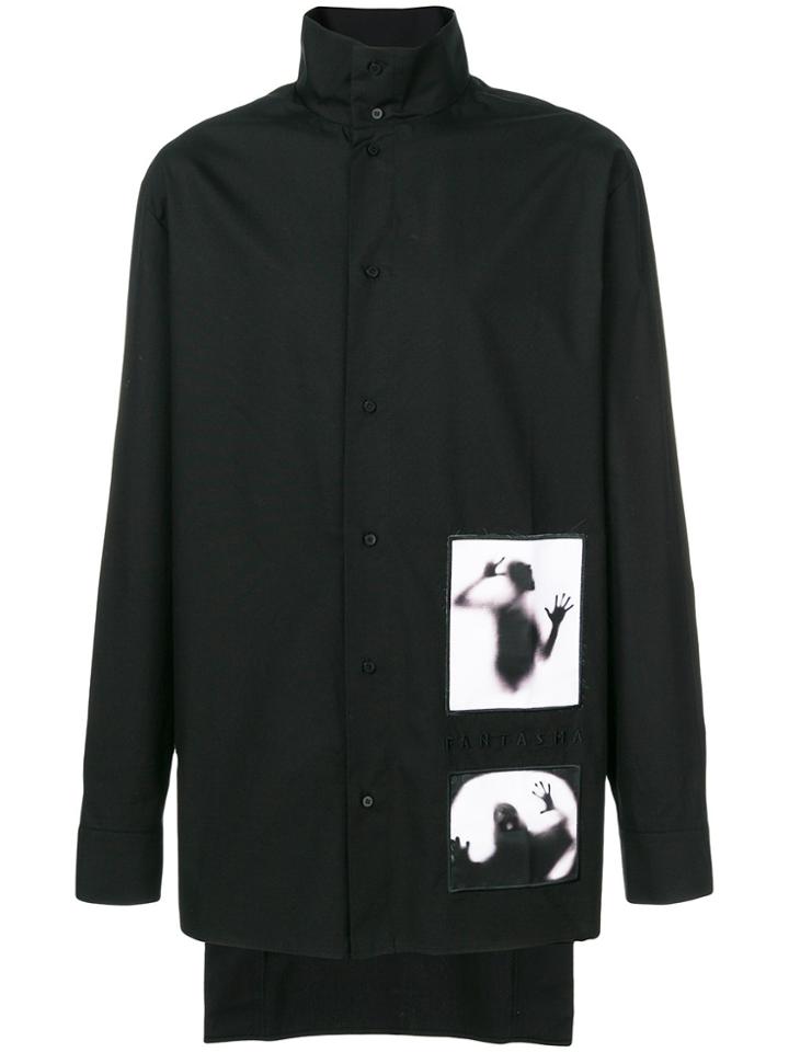 D.gnak Ghost Print Shirt - Black