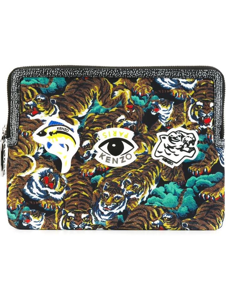Kenzo 'flying Tiger' Clutch