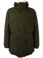 Rossignol Padded Lining Down Coat, Men's, Size: 46, Green, Virgin Wool/polyurethane/polyamide/feather Down