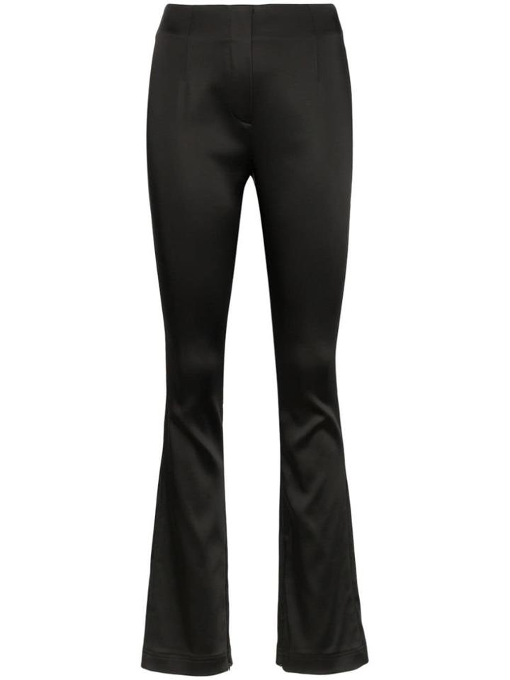 We11done Zipped Cuff Slim-fit Trousers - Black