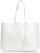 Saint Laurent - Large Shopper Tote - Women - Leather - One Size, Women's, White, Leather