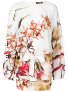 Roberto Cavalli Printed Long Sleeve Mini Dress - Multicolour