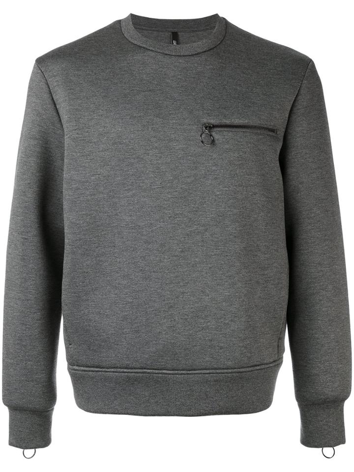 Neil Barrett Classic Knitted Sweatshirt - Grey