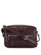 Gucci Pre-owned Gg Monogram Crossbody Bag - Brown