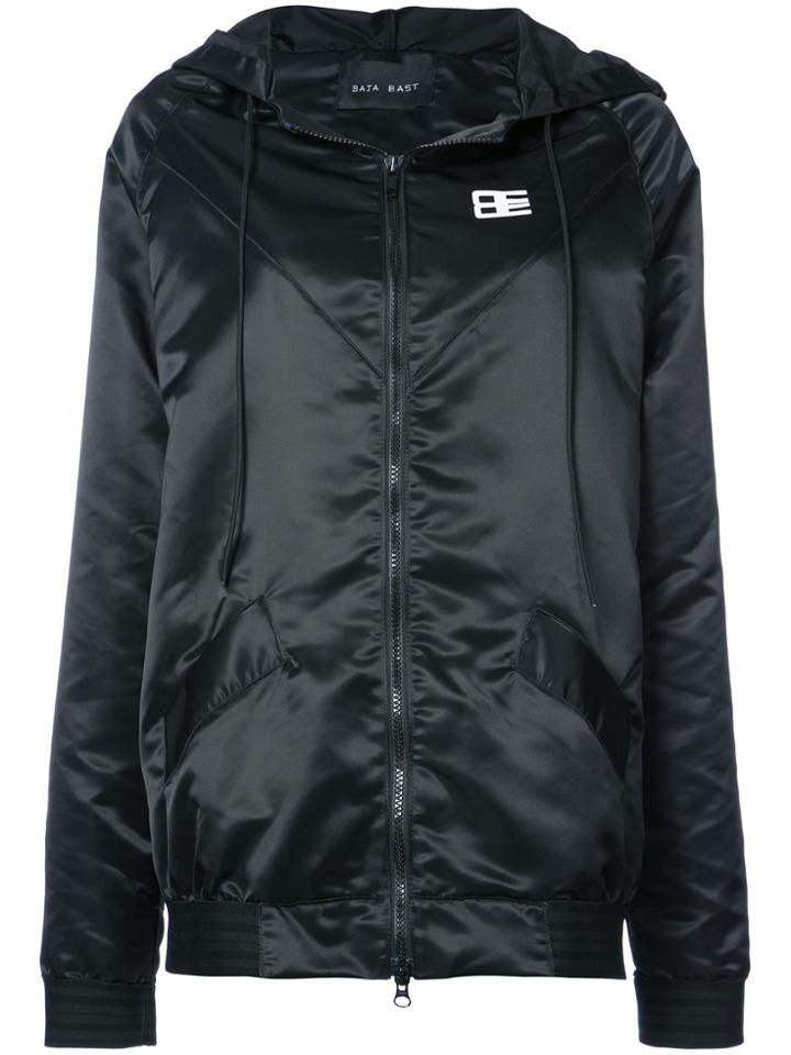 Baja East Lightweight Hooded Jacket - Black