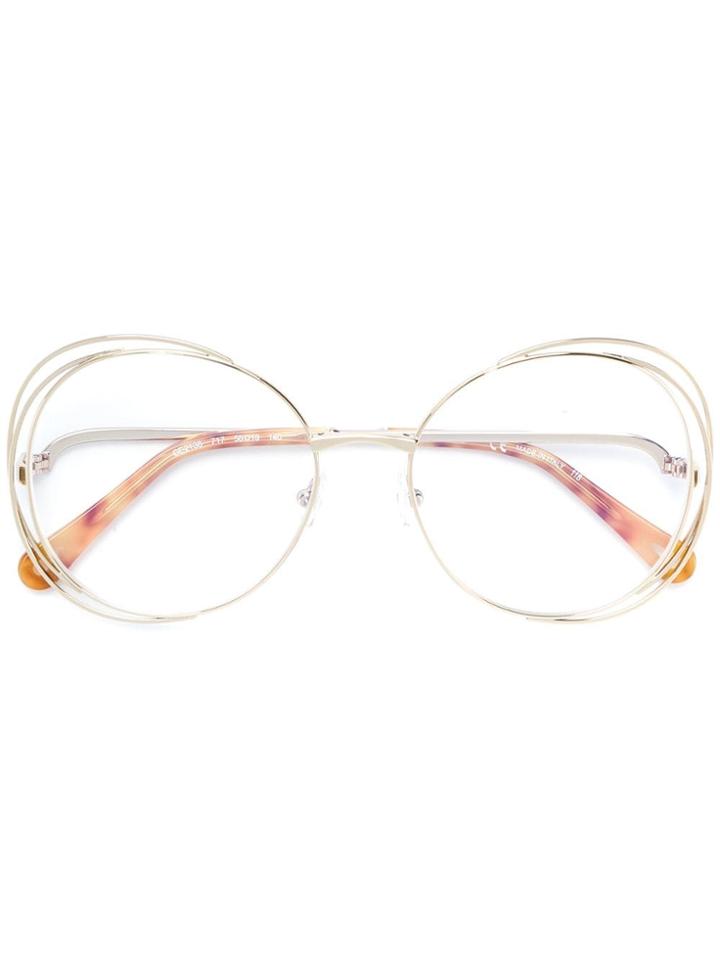 Chloé Eyewear Carlina Glasses - Metallic