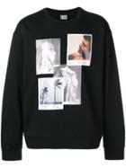 Fausto Puglisi Photo Print Sweatshirt - Black