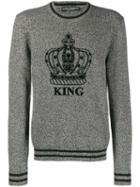 Dolce & Gabbana King Crewneck Sweater - Black