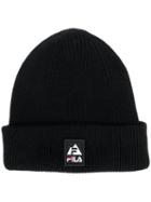Fila Knitted Logo Hat - Black