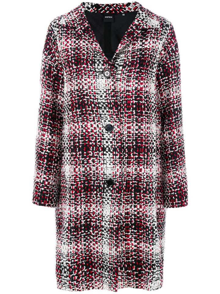 Aspesi Checked Coat - Multicolour
