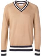 Brunello Cucinelli V-neck Sweater - Cf984 Caramel