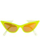 Le Specs X Adam Selman The Prowler Sunglasses - Yellow