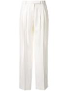 Partow High-waisted Trousers - White