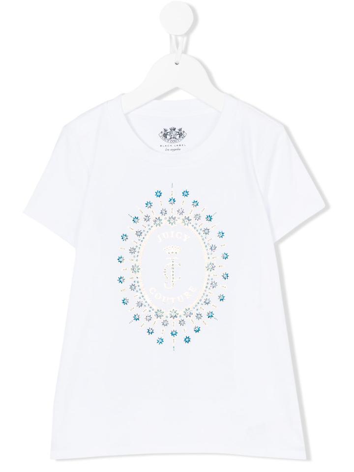 Juicy Couture Kids - Embroidered T-shirt - Kids - Cotton - 10 Yrs, White