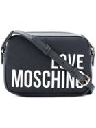 Love Moschino Logo Print Crossbody - Black