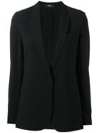 Theory One Button Blazer - Black