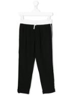 Dkny Kids - Side Stripe Joggers - Kids - Lyocell/viscose - 12 Yrs, Black
