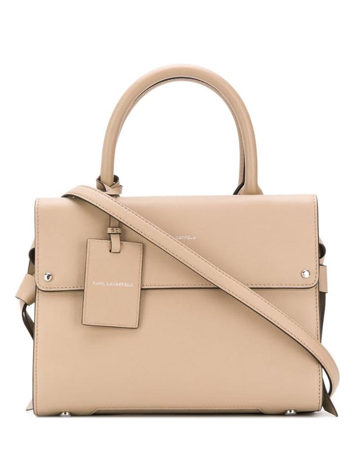 Karl Lagerfeld K/ikon Mini Tote - Brown