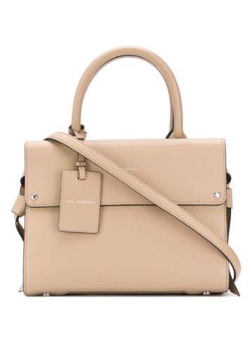 Karl Lagerfeld K/ikon Mini Tote - Brown