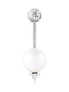 Delfina Delettrez 'dot & Pearl' Diamond Earring, Women's, Metallic