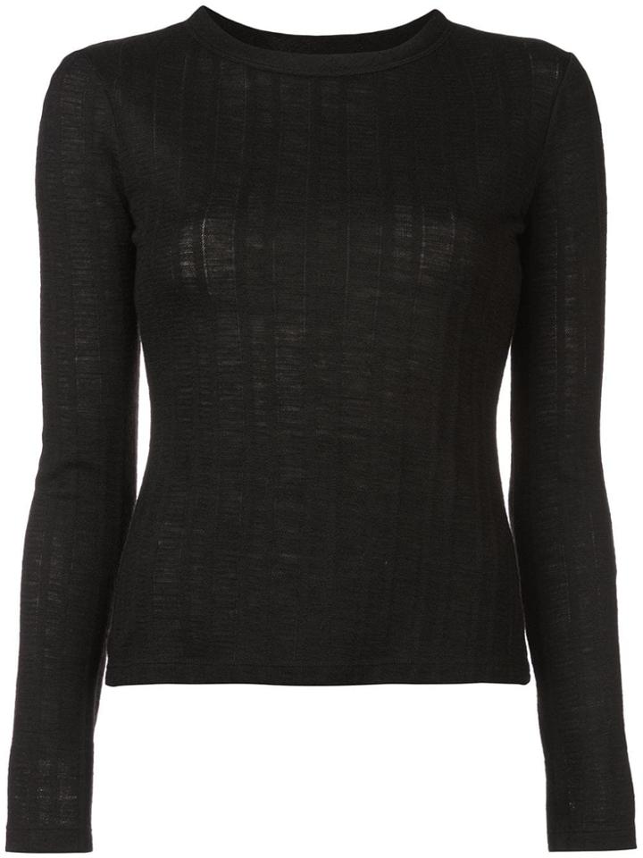 Yigal Azrouel Crew Neck Jersey - Black