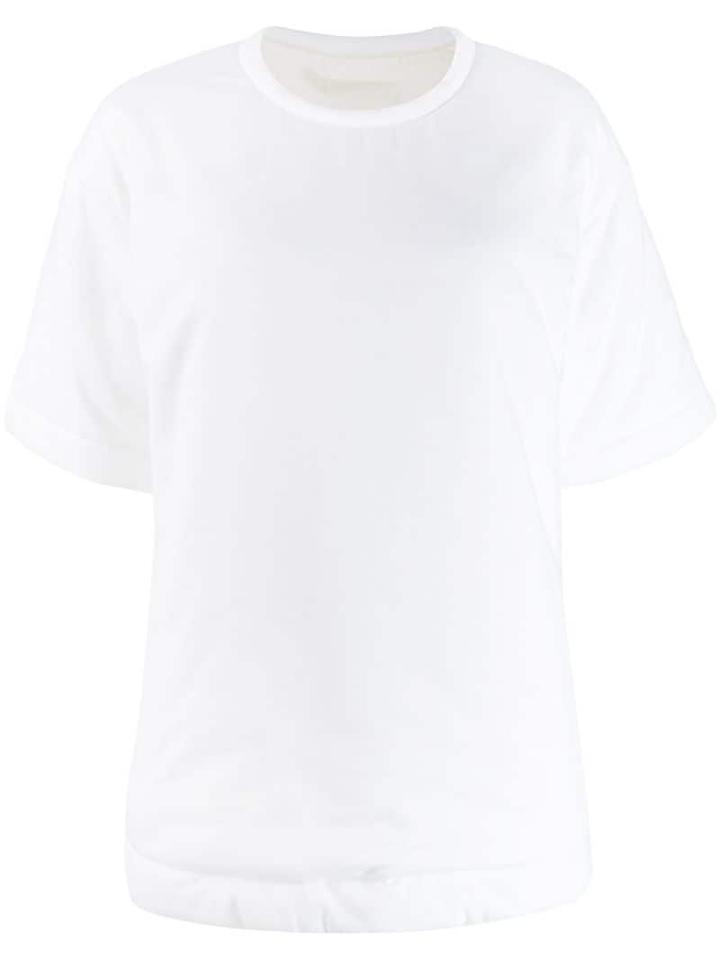 Mm6 Maison Margiela Padded T-shirt - White