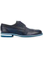 Baldinini Embroidered Derby Shoes - Blue