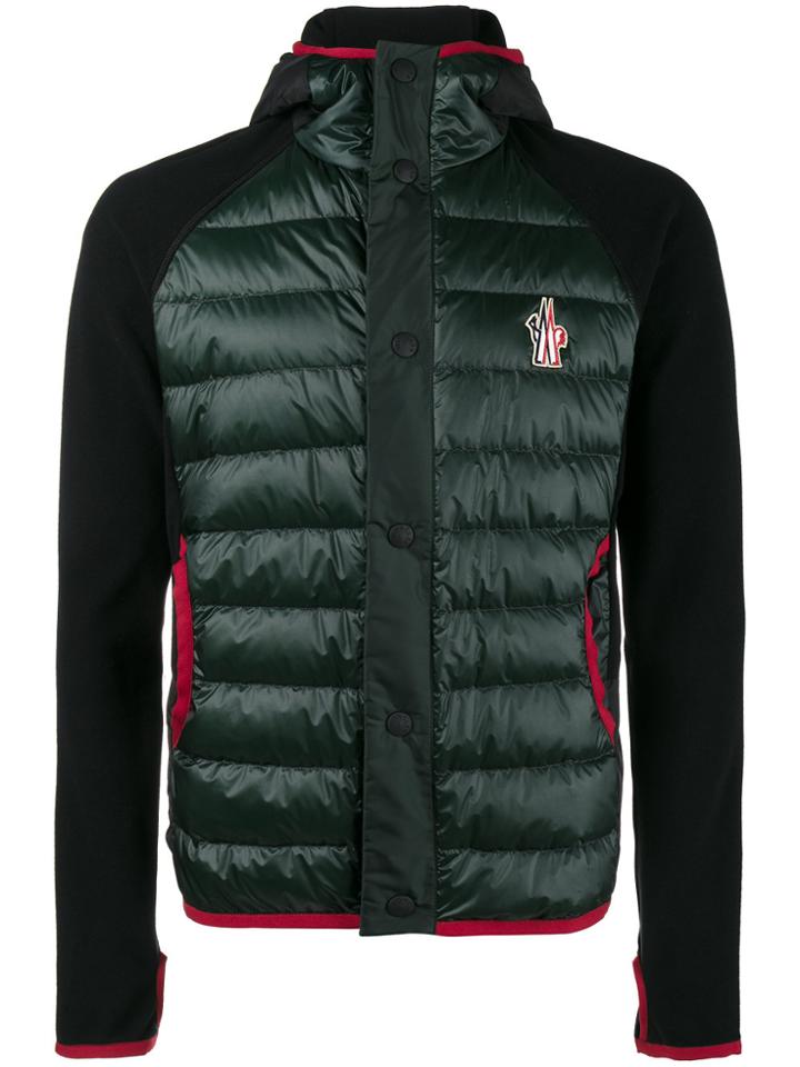 Moncler Grenoble Quilted Feather Down Fleece Jacket - Black
