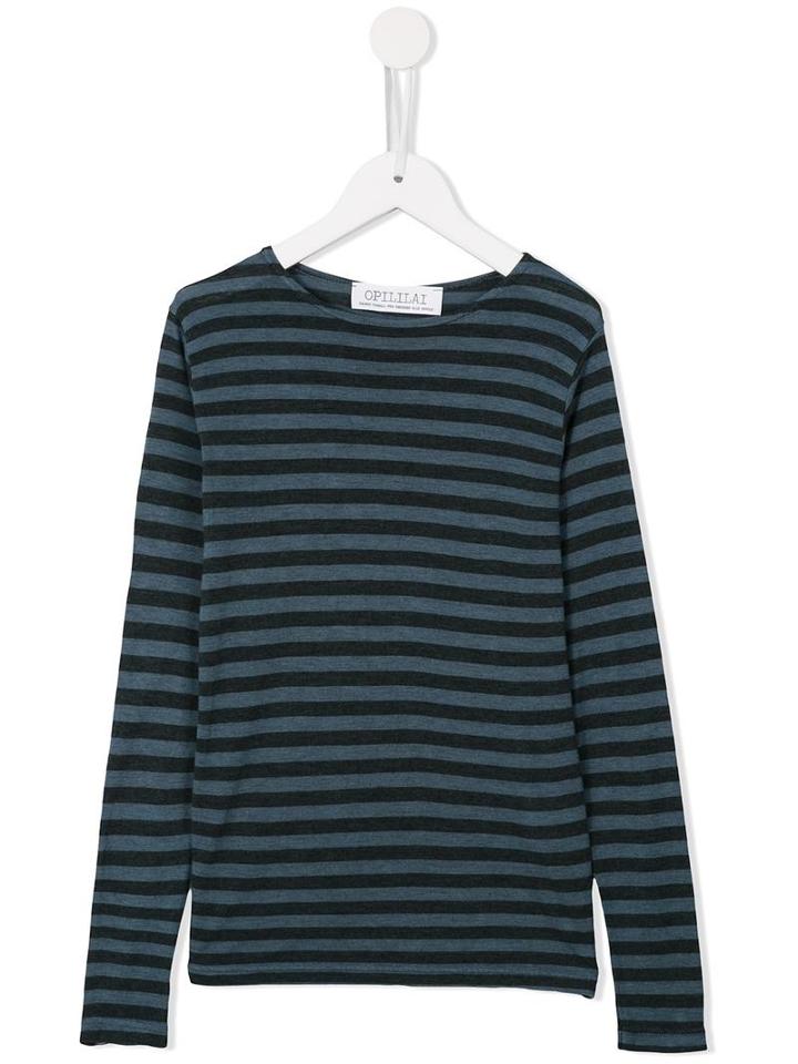 Opililai Striped Top, Toddler Boy's, Size: 3 Yrs, Blue