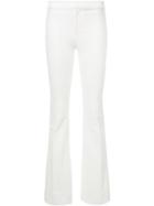 Derek Lam 10 Crosby Flared Trousers, Women's, Size: 6, White, Cotton/spandex/elastane