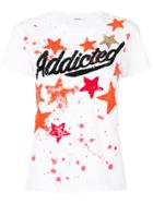 P.a.r.o.s.h. Addicted Star T-shirt - White