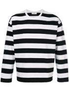 Ami Alexandre Mattiussi Striped Long Sleeves T-shirt - Black
