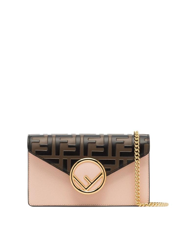 Fendi Ff Logo Belt Bag - Pink