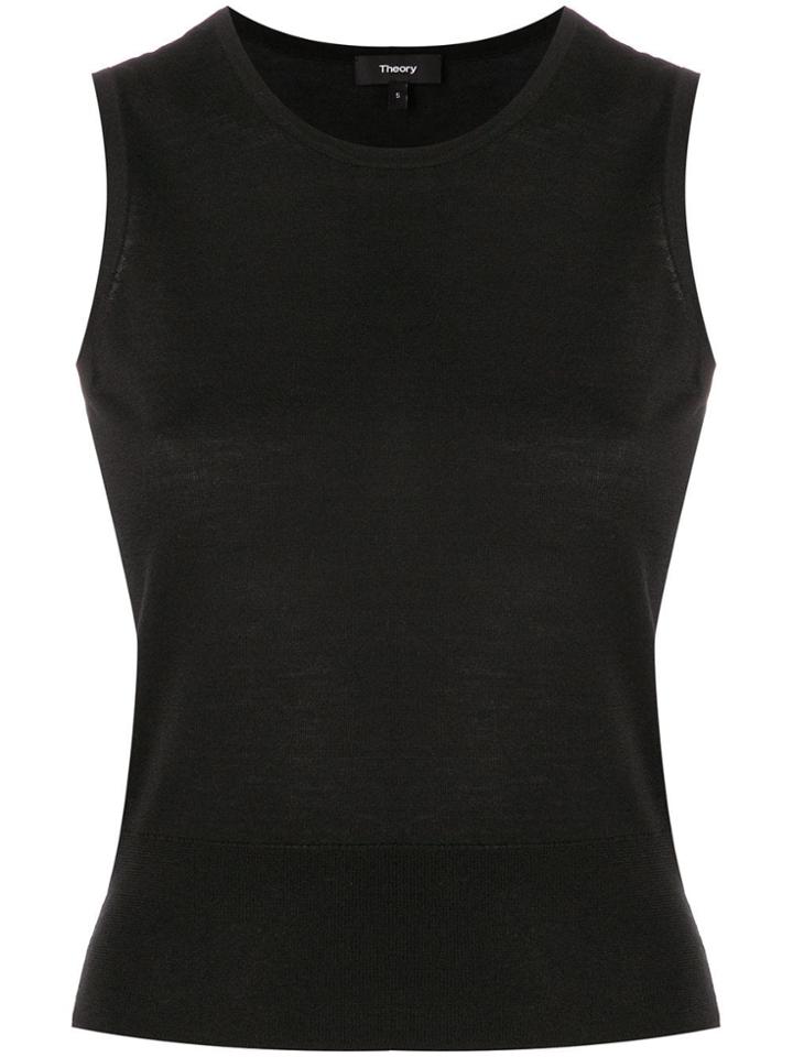 Theory Stretch Fit Vest - Black