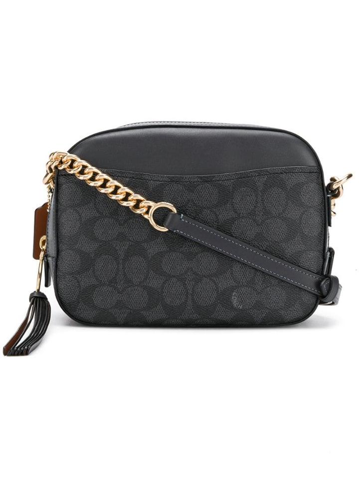Coach Signature Logo Camera Bag - Blue