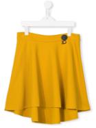 Loredana Pleated Skirt, Girl's, Size: 11 Yrs, Yellow/orange