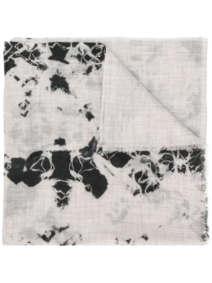 Suzusan Tie-dye Scarf - Grey