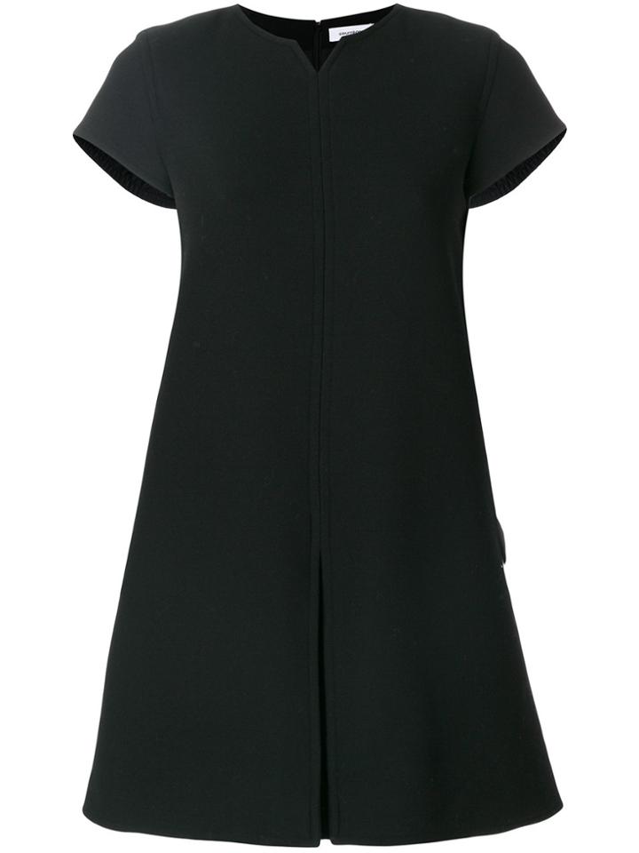 Courrèges Flared Mini Dress - Black