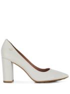 Tommy Hilfiger Block Heel Pumps - White