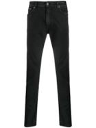 Represent Waxed-effect Skinny Jeans - Black