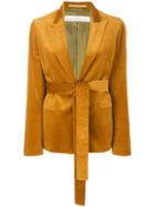Golden Goose Deluxe Brand Belted Fitted Jacket - Brown