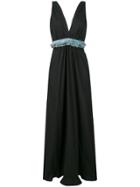 L'autre Chose V-neck Patterned Dress - Multicolour
